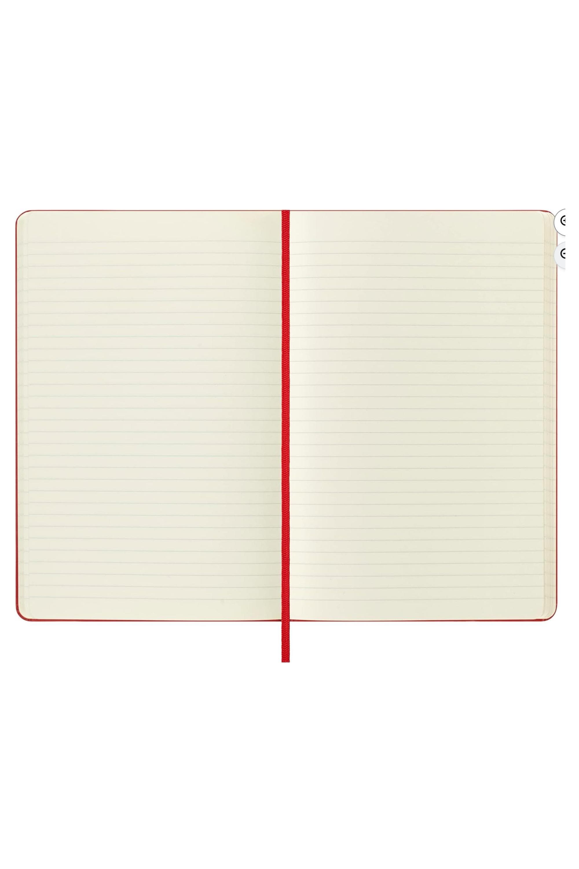 Olive Branch on Bright Red Moleskine Journal – Mediterranean Botanical Notebook, Rustic Kitchen Gift, Hardcover Aesthetic Journal