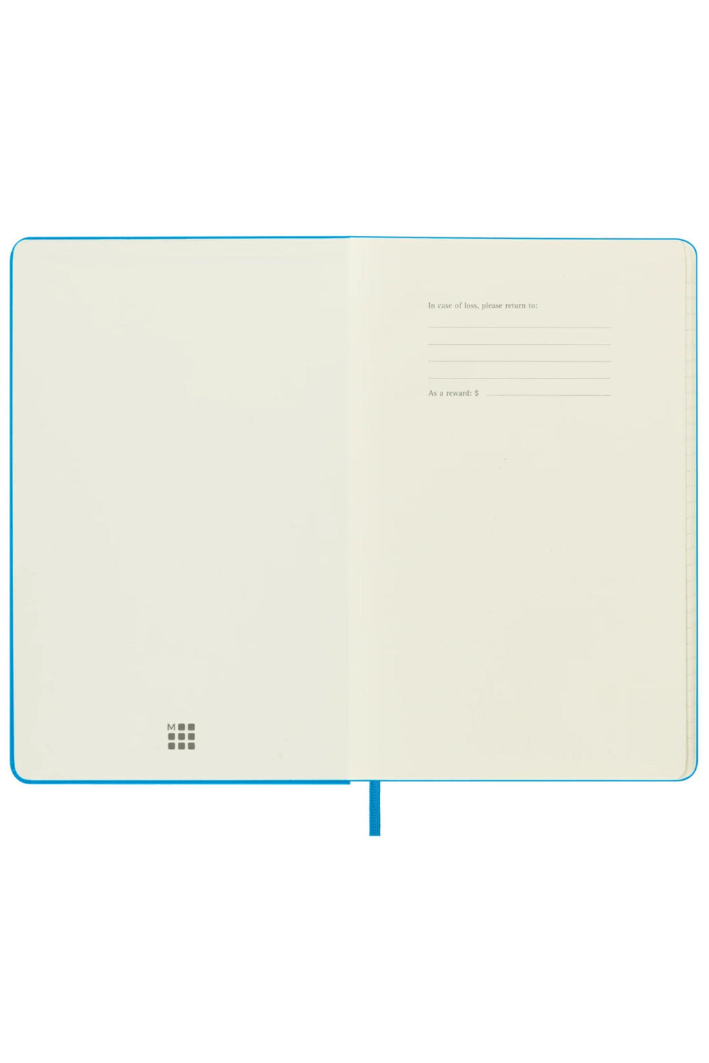 Cerulean Blue Moleskine journal featuring vintage Bronco art — retro truck notebook ideal for car enthusiasts, travelers, unique gifts