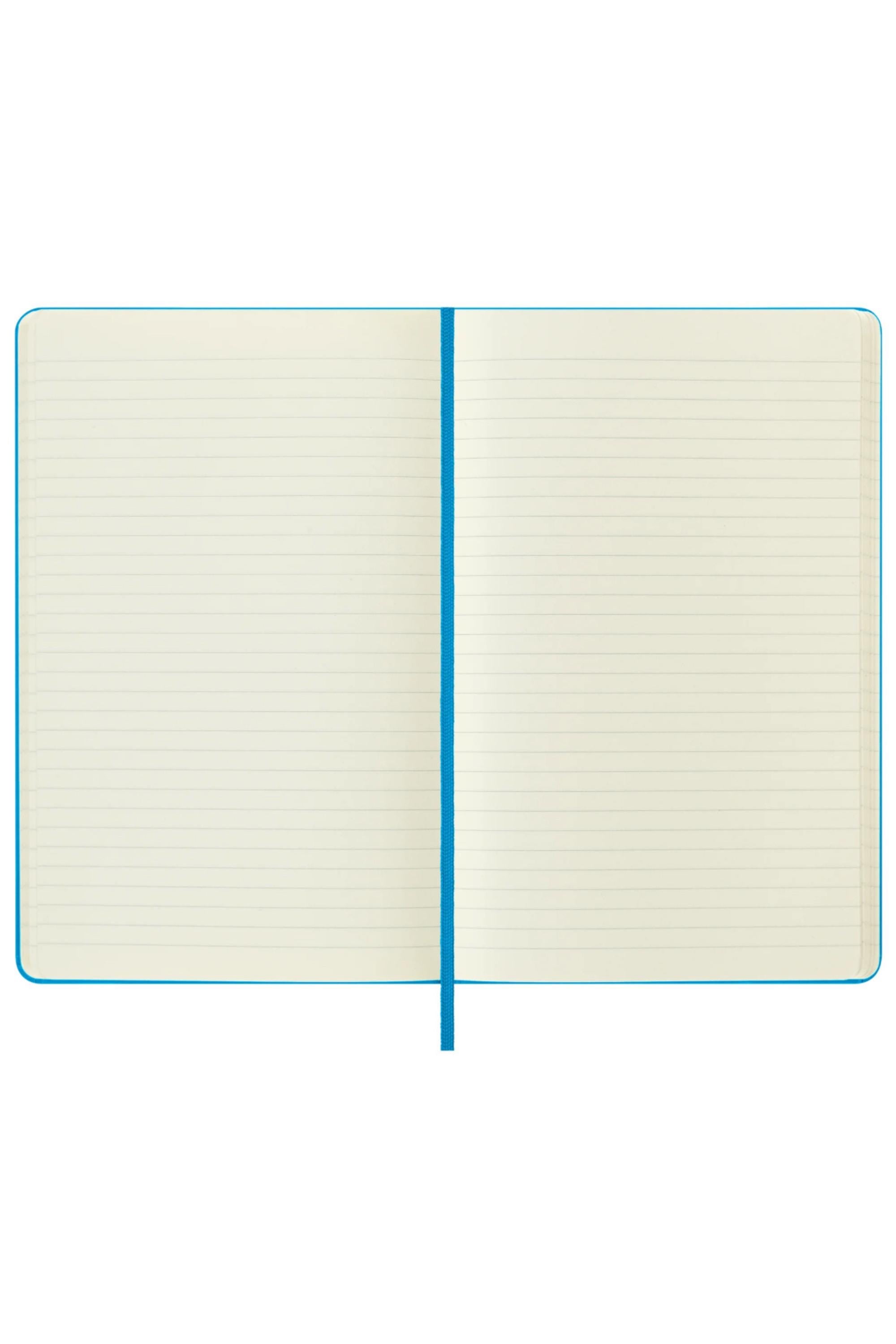 Cerulean Blue Moleskine journal featuring vintage Bronco art — retro truck notebook ideal for car enthusiasts, travelers, unique gifts