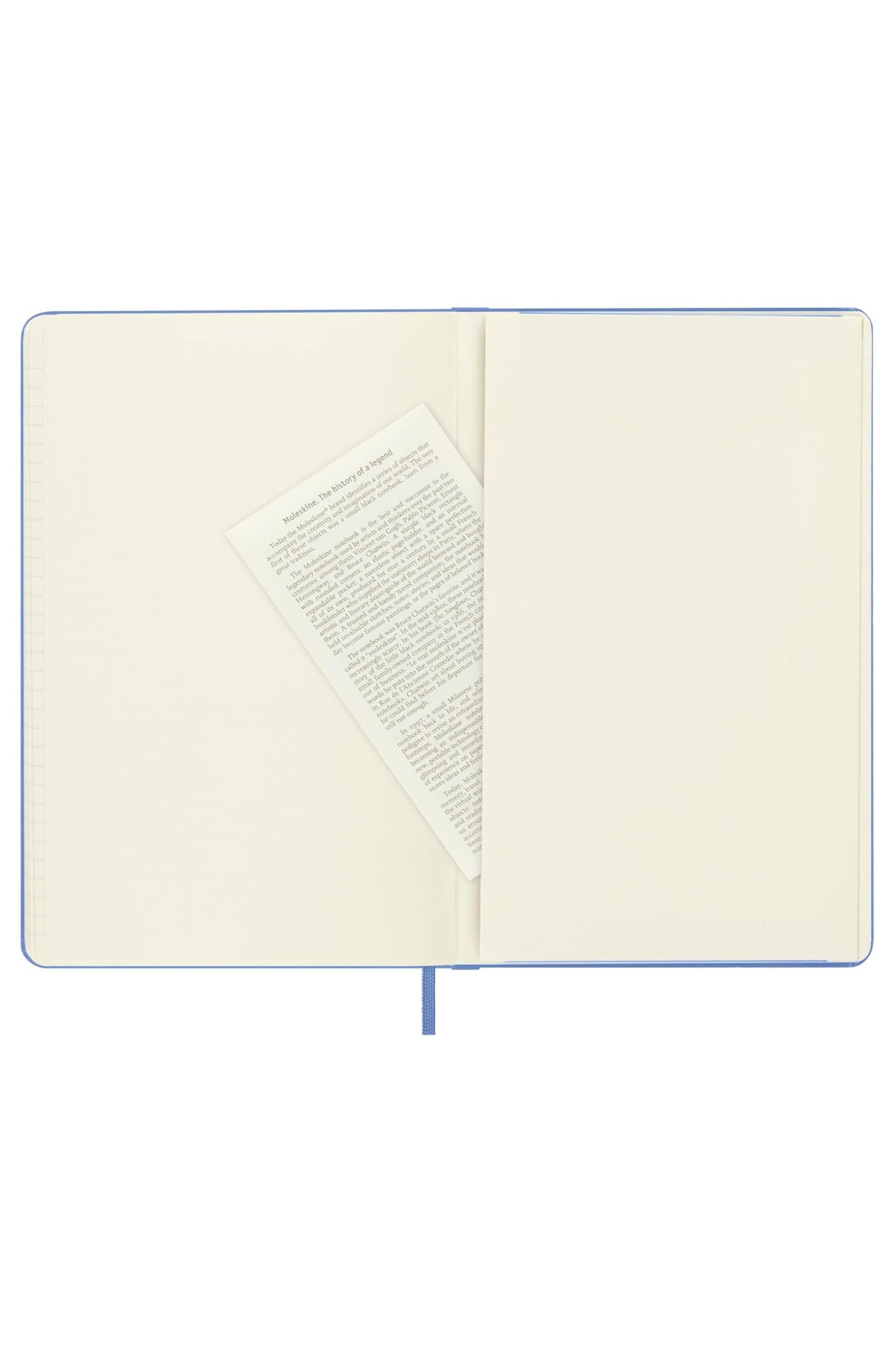 Poppy Flower on Hydrangea Blue Moleskine Journal – Botanical Wildflower Notebook, Cottagecore Stationery Gift, Hardcover Floral Garden Girl