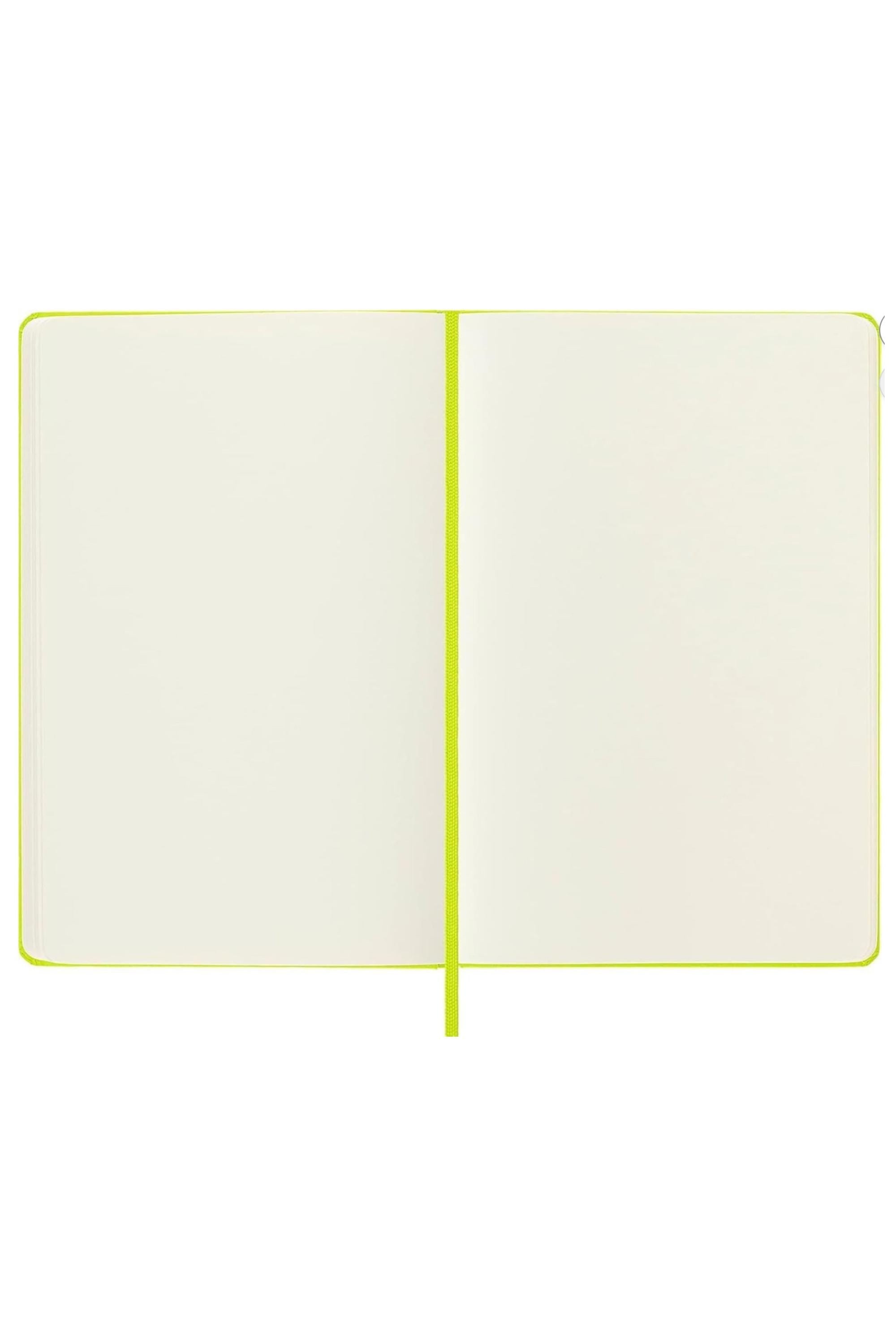 Olive Branch on Lemon Green Moleskine Journal – Mediterranean Botanical Notebook, Rustic Kitchen Gift, Hardcover Aesthetic Journal