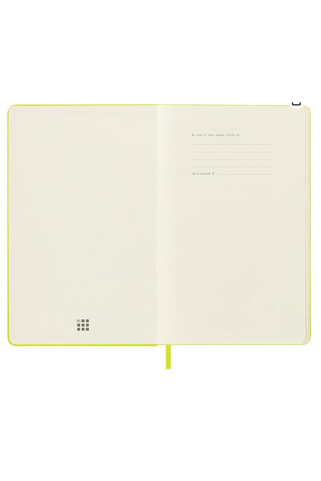 Olive Branch on Lemon Green Moleskine Journal – Mediterranean Botanical Notebook, Rustic Kitchen Gift, Hardcover Aesthetic Journal