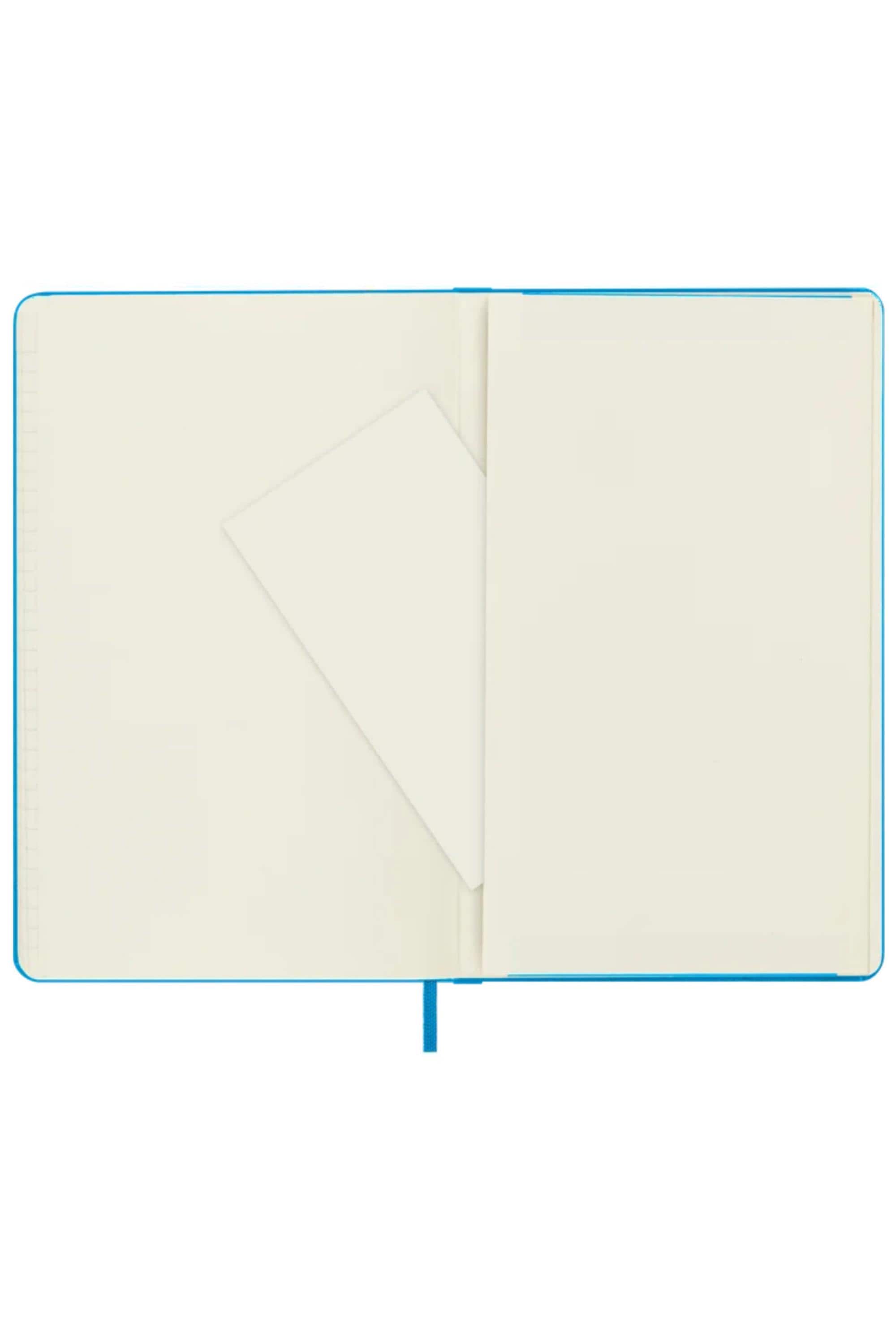 Cerulean Blue Moleskine journal featuring vintage Bronco art — retro truck notebook ideal for car enthusiasts, travelers, unique gifts