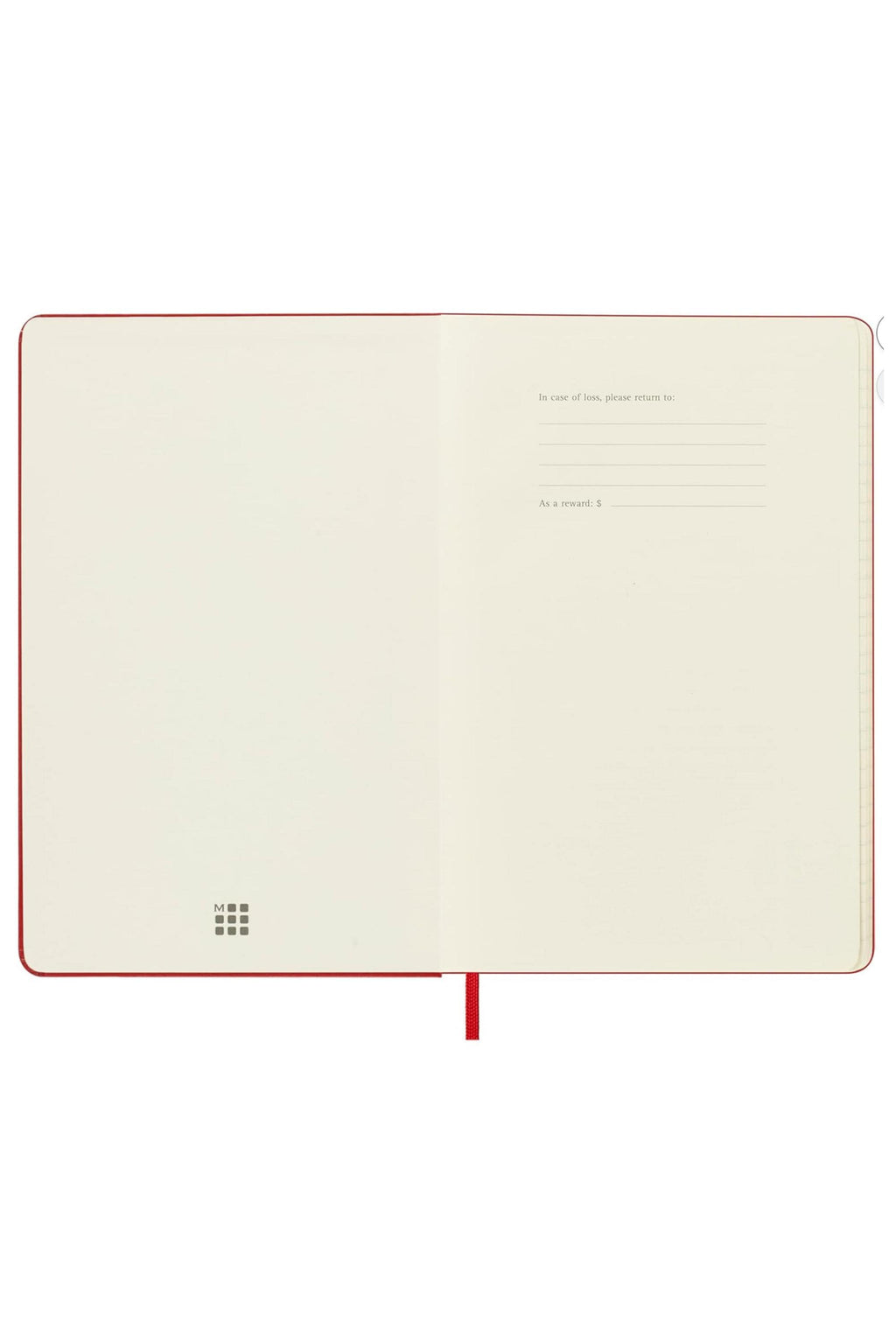 Red Moleskine journal featuring vintage Bronco art — a retro truck notebook ideal for car enthusiasts, travelers, and unique gift seekers.